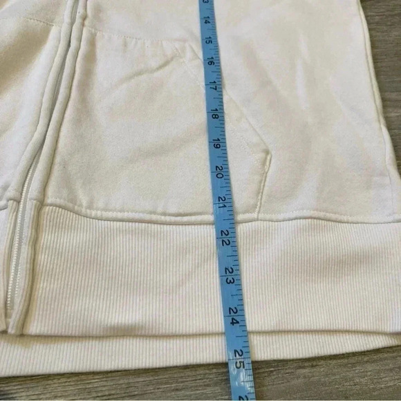 Disney Sweater Womens L White Mickey Mouse Full Zip Hoodie‎ Sweatshirt Ladies - Picture 11 of 11